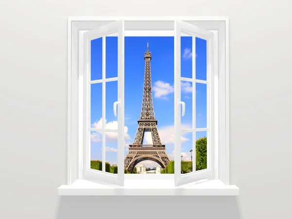 Finestra a Parigi — Foto Stock