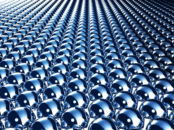 Abstract background with chrome balls — Stock Photo, Image
