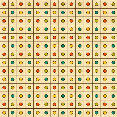 Doku eski kağıt süs geometrik desenli