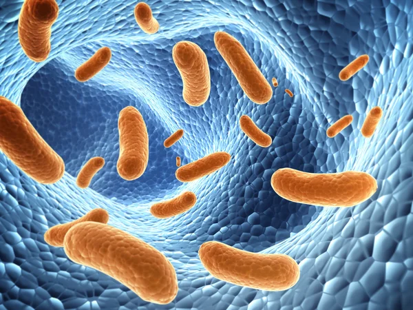 Pathogen 3d bacteriën — Stockfoto