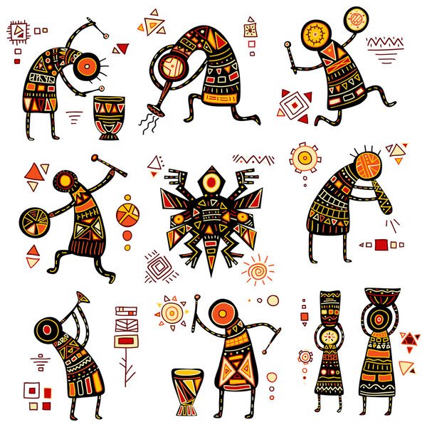 African ethnic patterns
