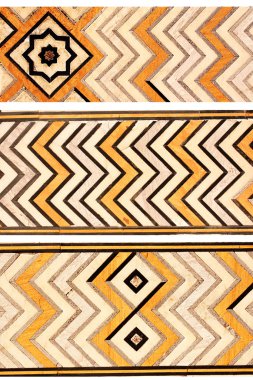 Taj Mahal, Hindistan mermerden üzerinde antik mozaik dizi