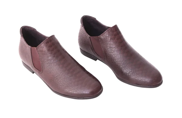 Sapatos para homens, couro, moda, conforto, elegância — Fotografia de Stock