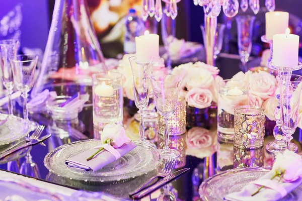 結婚披露宴の Beautidul テーブル — ストック写真