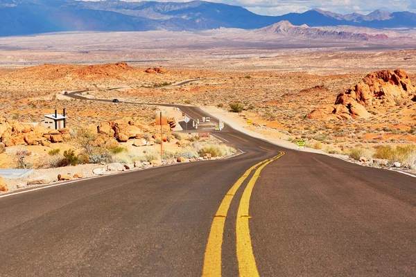 Vallei van de brand nationaal park, Nevada, Verenigde Staten — Stockfoto