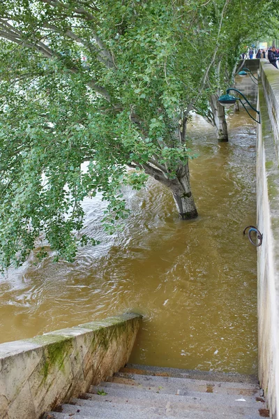 Tulva Pariisissa — kuvapankkivalokuva