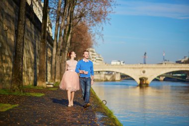 Romantik Çift Paris, Fransa