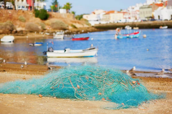 Halászháló, Ferragudo, Portugália — Stock Fotó