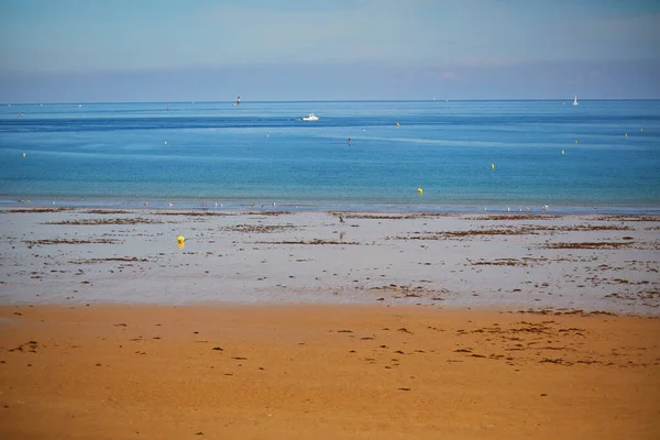 Scenic View Plage Sillon Beach Saint Malo Brittany France Photo — Stock Photo, Image