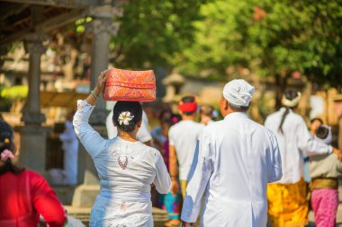 Bali dili insanlar teklifleri ile Tapınağı