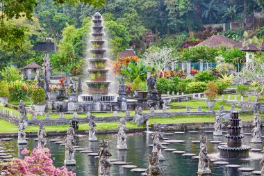 tirta gangga Doğu Bali su Sarayı
