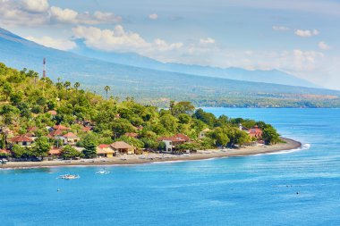 amed, bali doğal plaj manzara