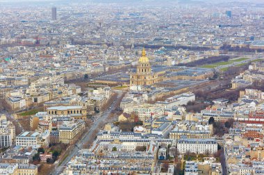 les Invalides Paris havadan görünümü