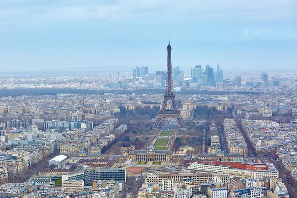 Vista aérea de la Torre Eiffel — Foto de Stock