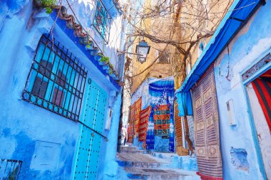 Sokak Medine: Chefchaouen, Morocco