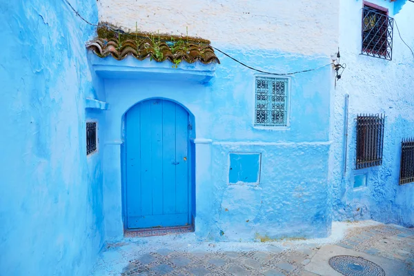 Sokak Medine: Chefchaouen, Morocco — Stok fotoğraf