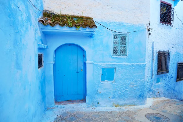 Street in Medina of Chefchaouen, Morocco — Stock Photo, Image