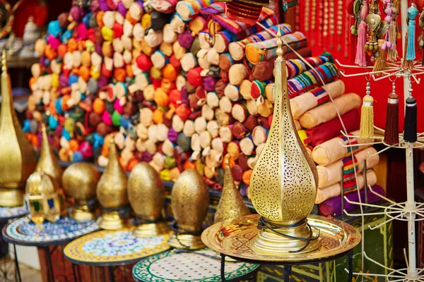 Lampy na marocké marke — Stock fotografie