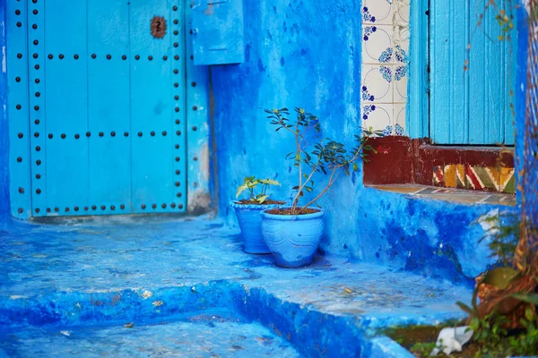 Schöne blaue Medina von chefchaouen, Marokko — Stockfoto