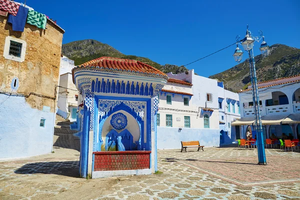 Gyönyörű kék medina-Chefchaouen, Marokkó — Stock Fotó