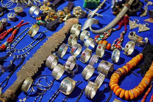 Traditional market in Chefchaouen, Morocco — Stock Photo, Image