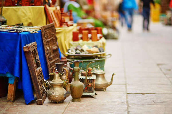 Teapots on Moroccan market
