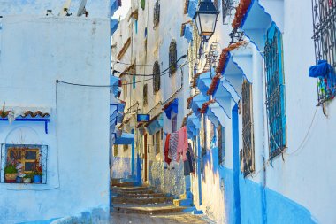 Sokak: Chefchaouen, Morocco
