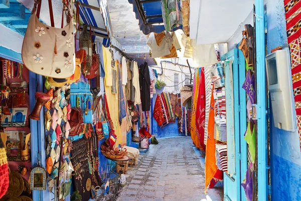 Ulice v Chefchaouen, Maroko — Stock fotografie