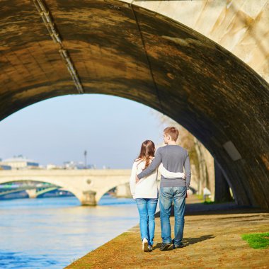 Paris güzel Romantik Çift