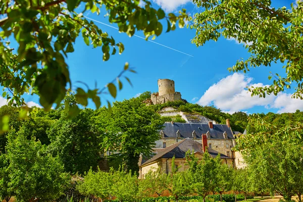 Güzel Ortaçağ Kalesi, La Roche-Guyon — Stok fotoğraf