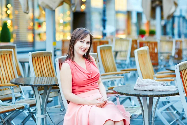 Belle jeune touriste à Vienne — Photo