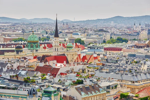 Vista aérea del centro de Viena — Foto de Stock