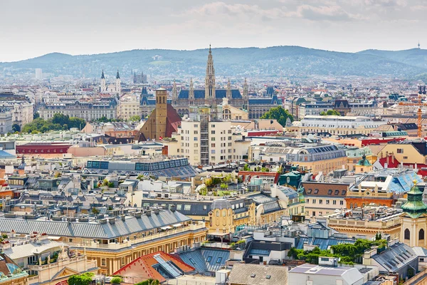 Veduta aerea del centro di Vienna — Foto Stock