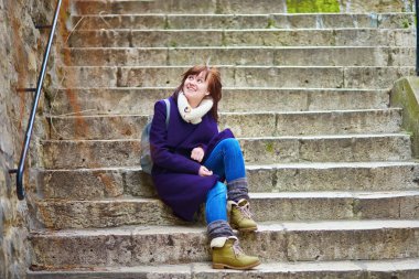 Güzel genç turizm Paris