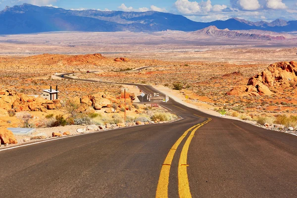 Yangın Milli Parkı, Nevada, ABD Vadisi — Stok fotoğraf