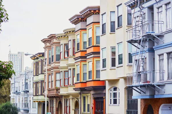 Edificios coloridos en San Francisco —  Fotos de Stock