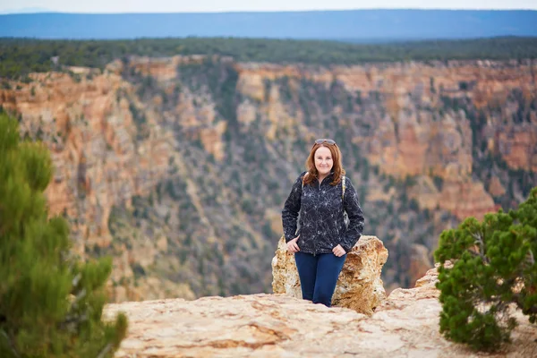 Turista no Grand Canyon National Park — Fotografia de Stock