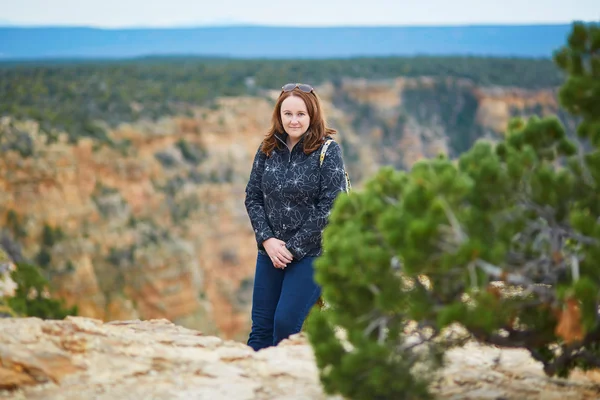 Touriste dans le parc national du Grand Canyon — Photo