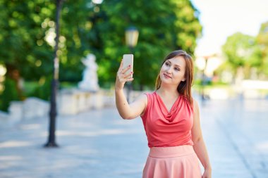 Viyana 'daki güzel genç turist