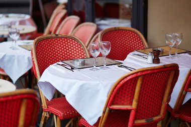 Rahat açık café Paris, Fransa