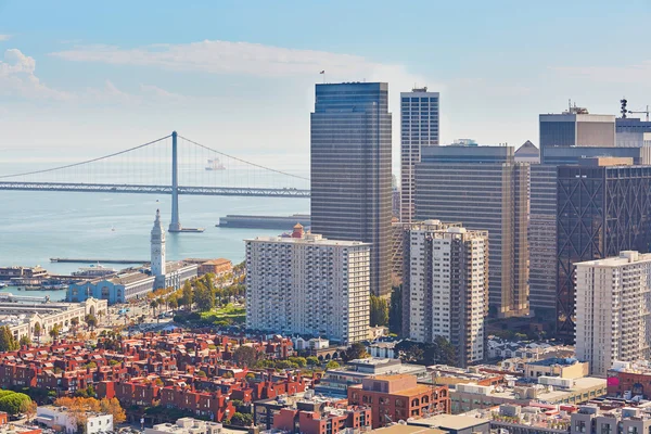 Vista panorâmica de São Francisco, Califórnia, EUA — Fotografia de Stock