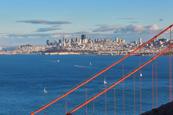 Περίφημη χρυσή γέφυρα πυλών στο San Francisco, ΗΠΑ — Φωτογραφία Αρχείου