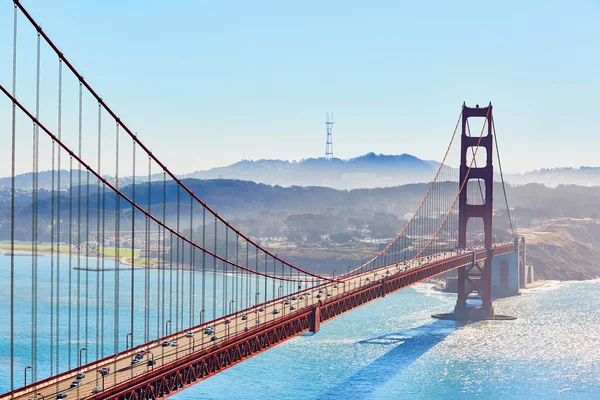 Gouden poort brug in San Francisco, Californië, Verenigde Staten — Stockfoto