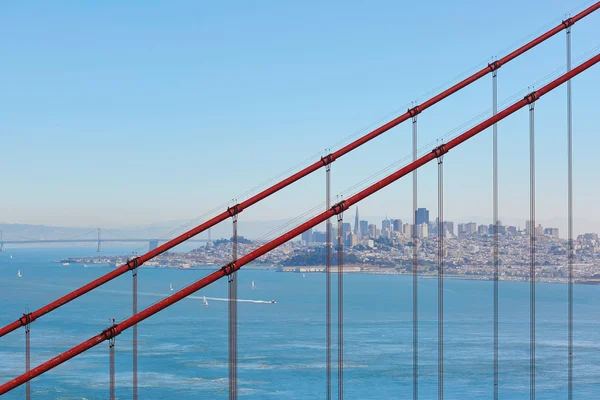 Gouden poort brug in San Francisco, Californië, Verenigde Staten — Stockfoto