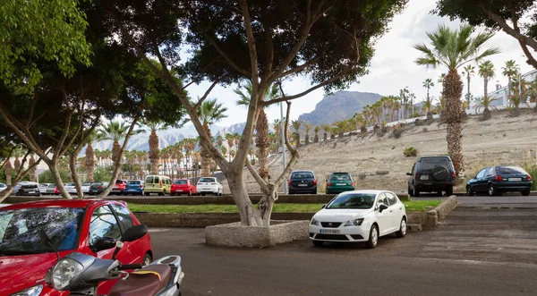 Parkplatz auf Teneriffa. — Stockfoto