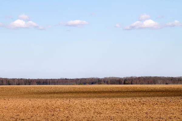 Krajina s orat pole. — Stock fotografie