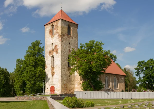 Lutheran church in Lestene. — Stock Photo, Image