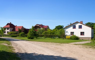 Müstakil ev fasade.