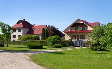 Müstakil ev fasade.