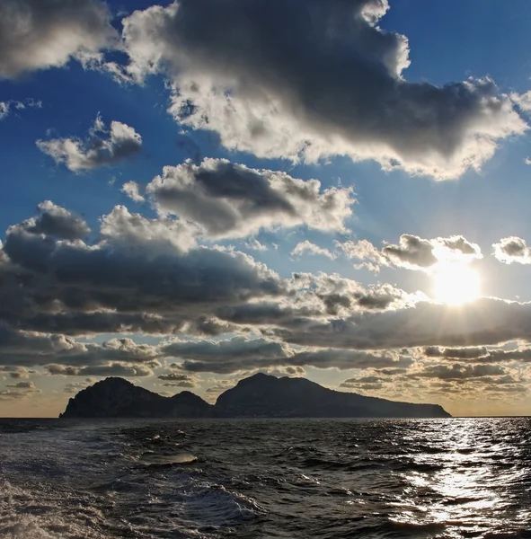 Вид на остров Капри . — стоковое фото